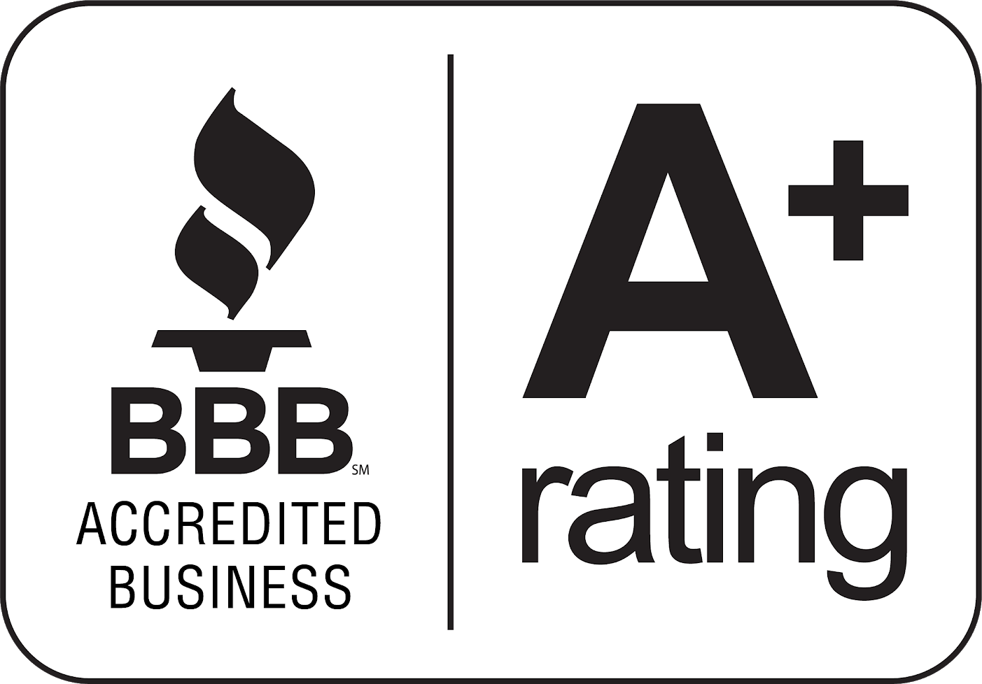 Better Business Bureau A+ Rating